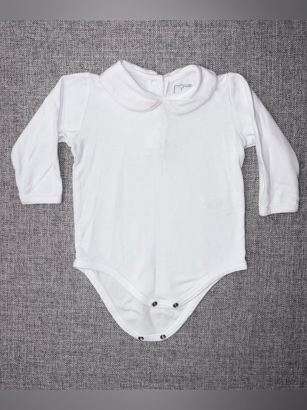 Lila and Hayes 12-18m Peter Pan collar bodysuit play condition